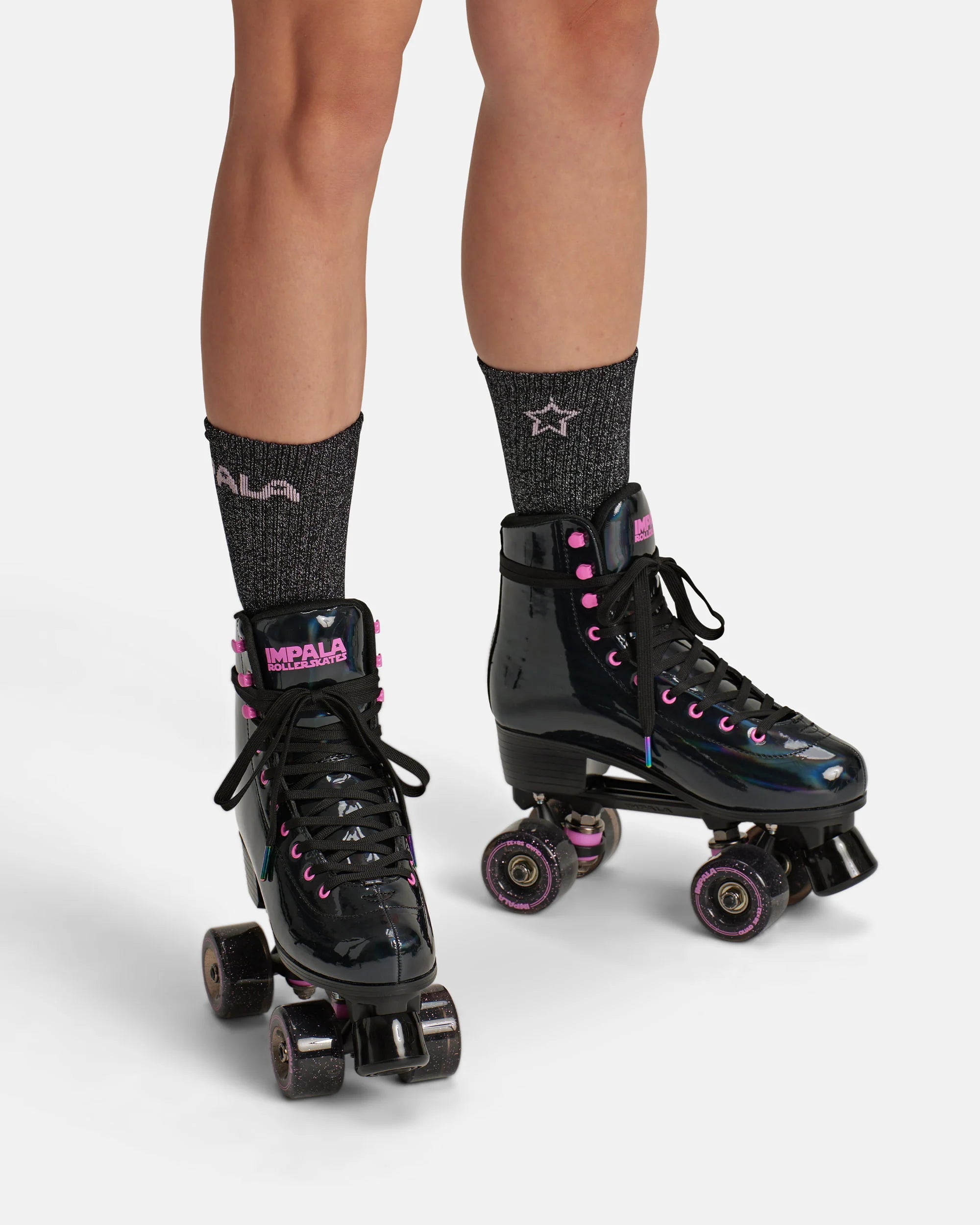 Impala Quad Skates - Black Holographic