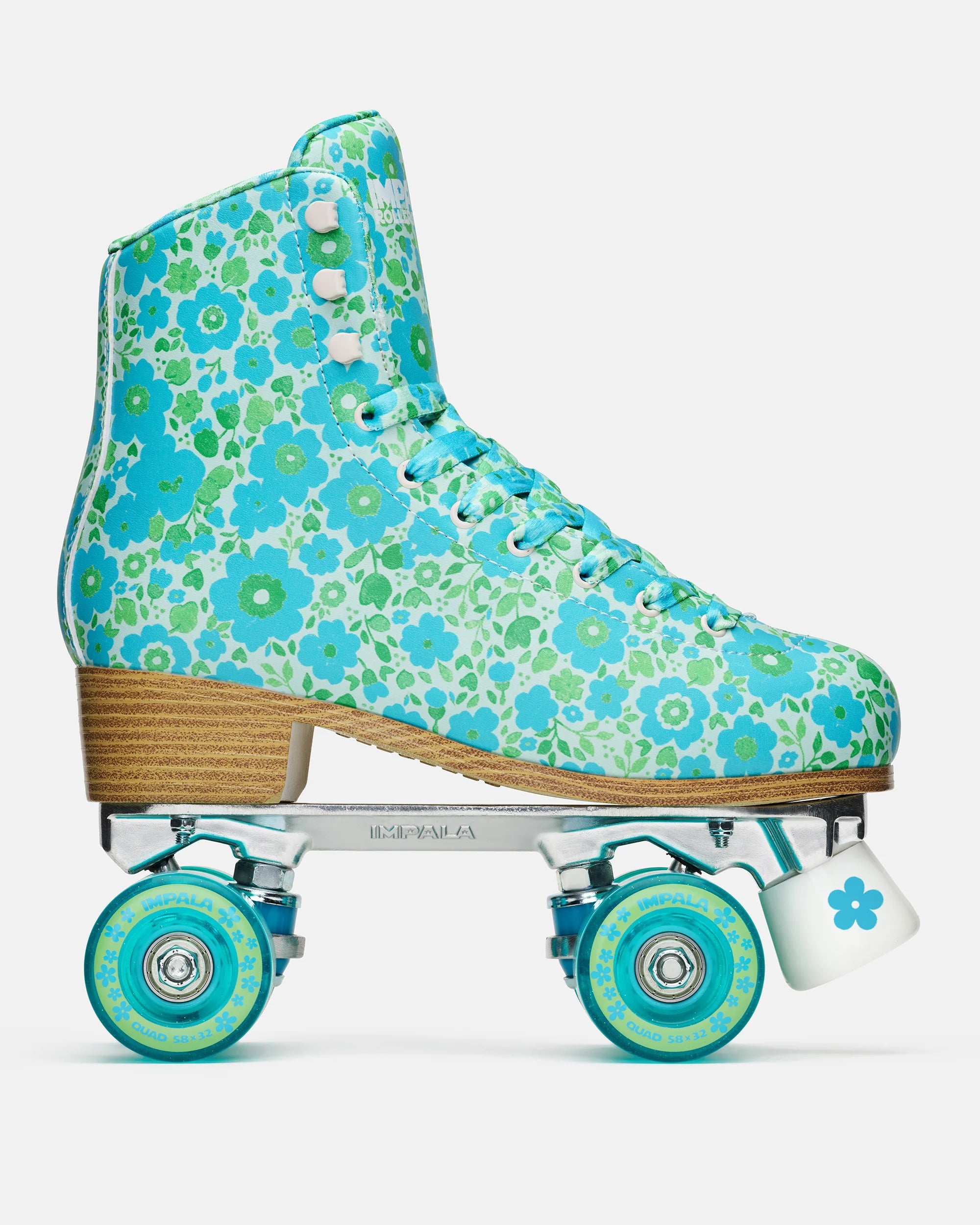 Jr. Impala Quad Skates - Ditsy Blue
