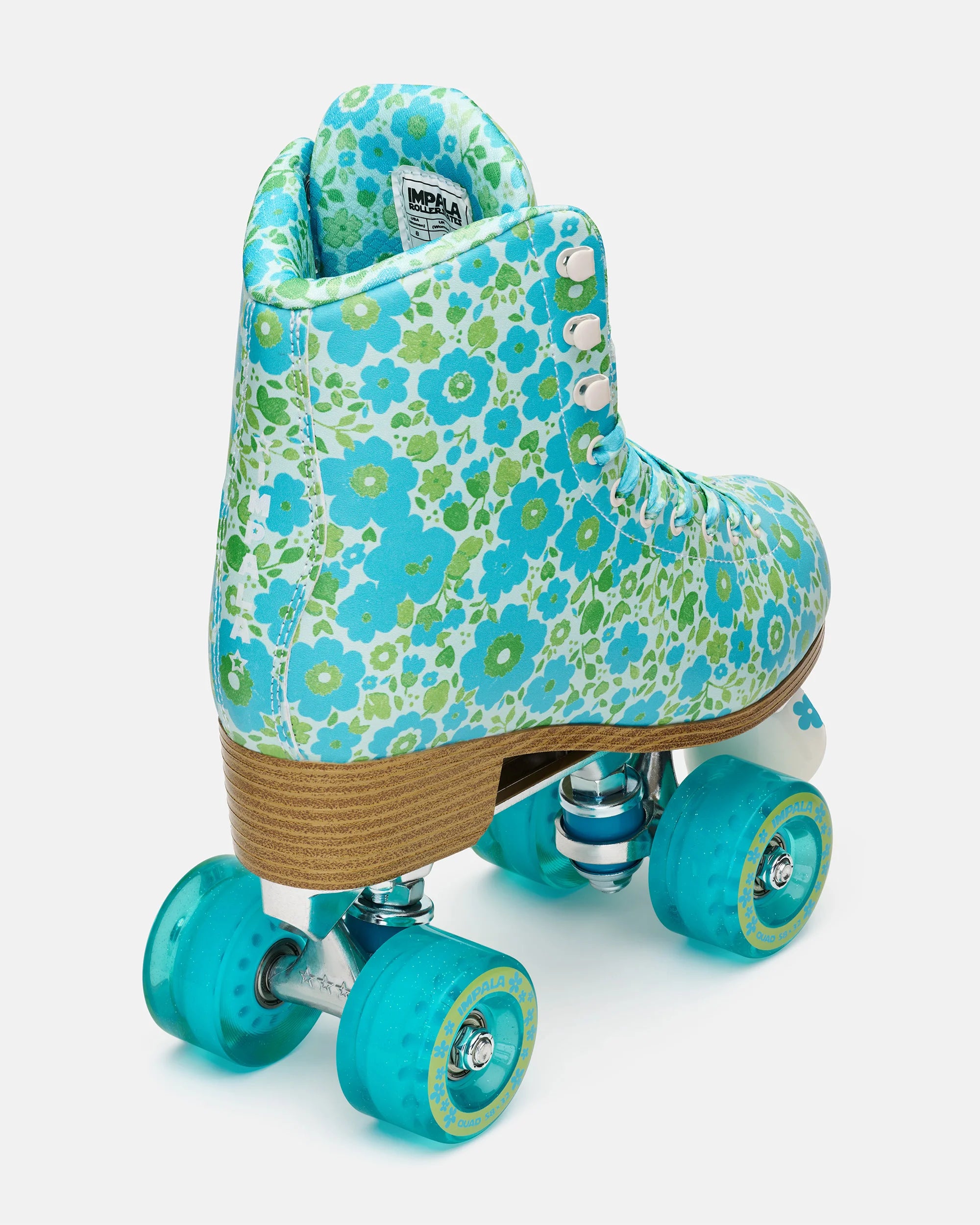 Jr. Impala Quad Skates - Ditsy Blue