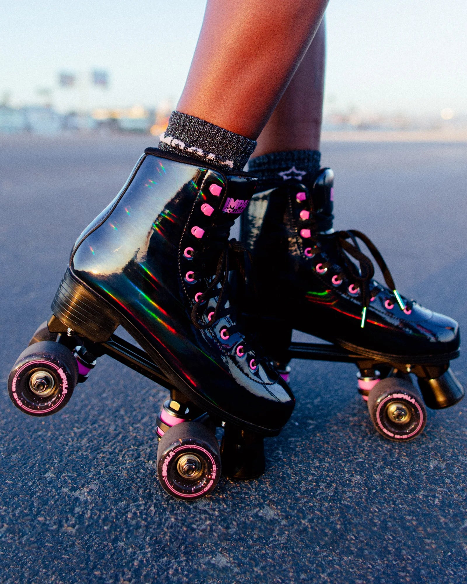 Impala Quad Skates - Black Holographic