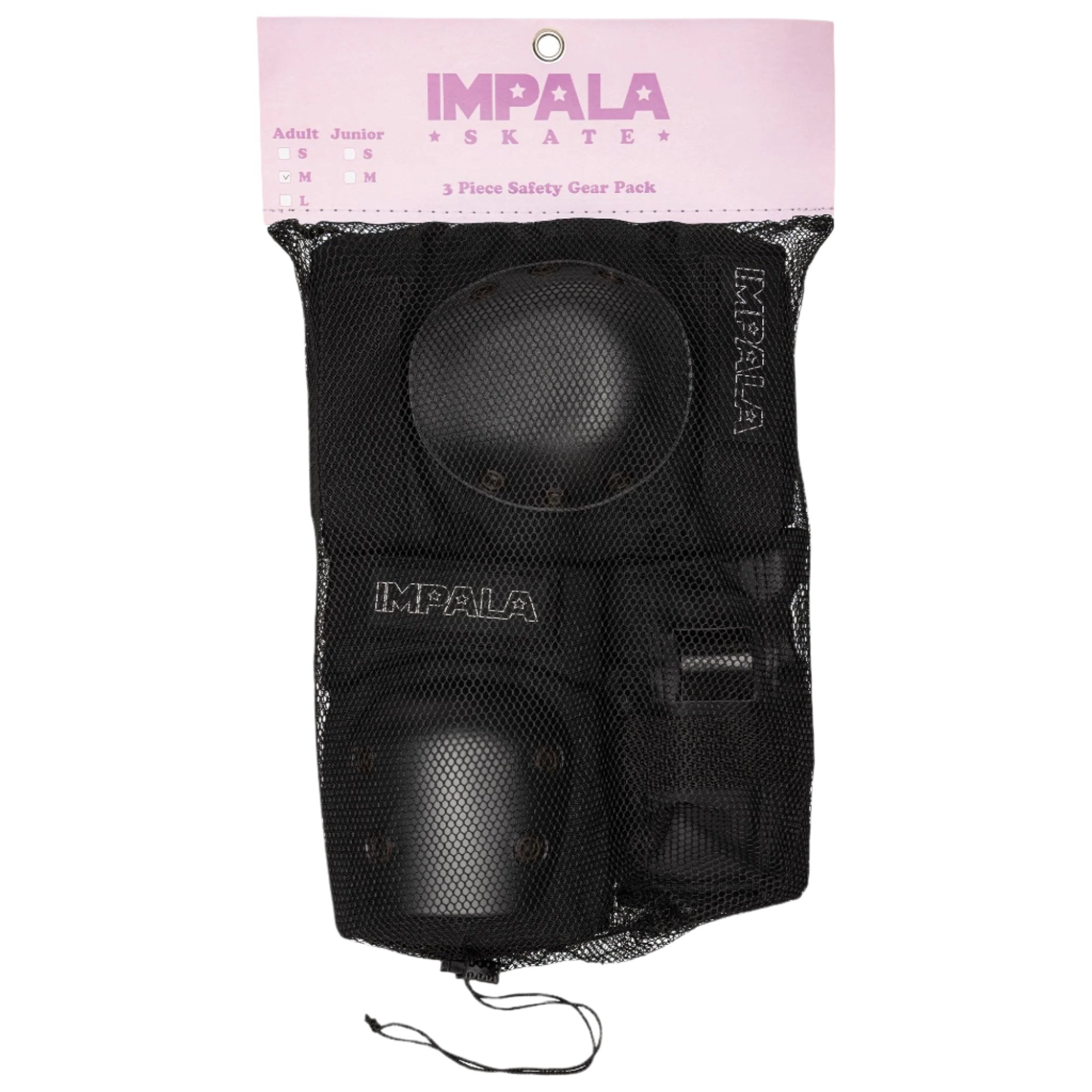 Conjunto de protección para adultos Impala, color negro