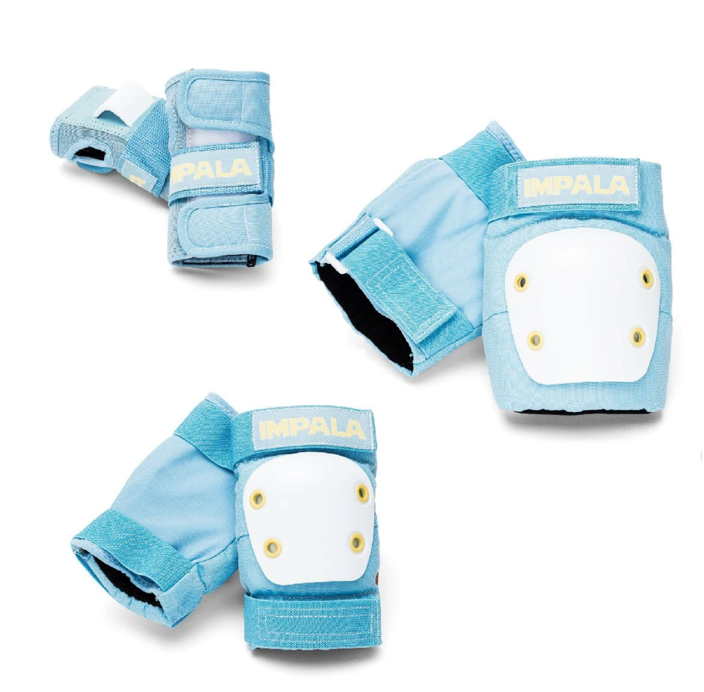 Conjunto de protección para jóvenes Impala - Azul cielo/Amarillo 